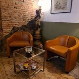 Pair of PS142 Eugenio GERLI armchairs