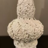 Ceramic lamp base Manises ceramic blanch