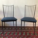 Duo of chairs Colette Gueden 50s