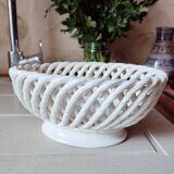 Braided earthenware cup