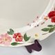 Set of 8 large porcelain plates Cameo Florals Malaysia 1970–90