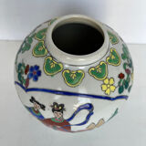 Faience ginger pot