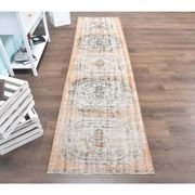 1960s 1 Turkish Hand-Knotted Geometric Runner Rug 87x334