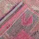 3x10 Pink Vintage Runner Rug, 99x324Cm