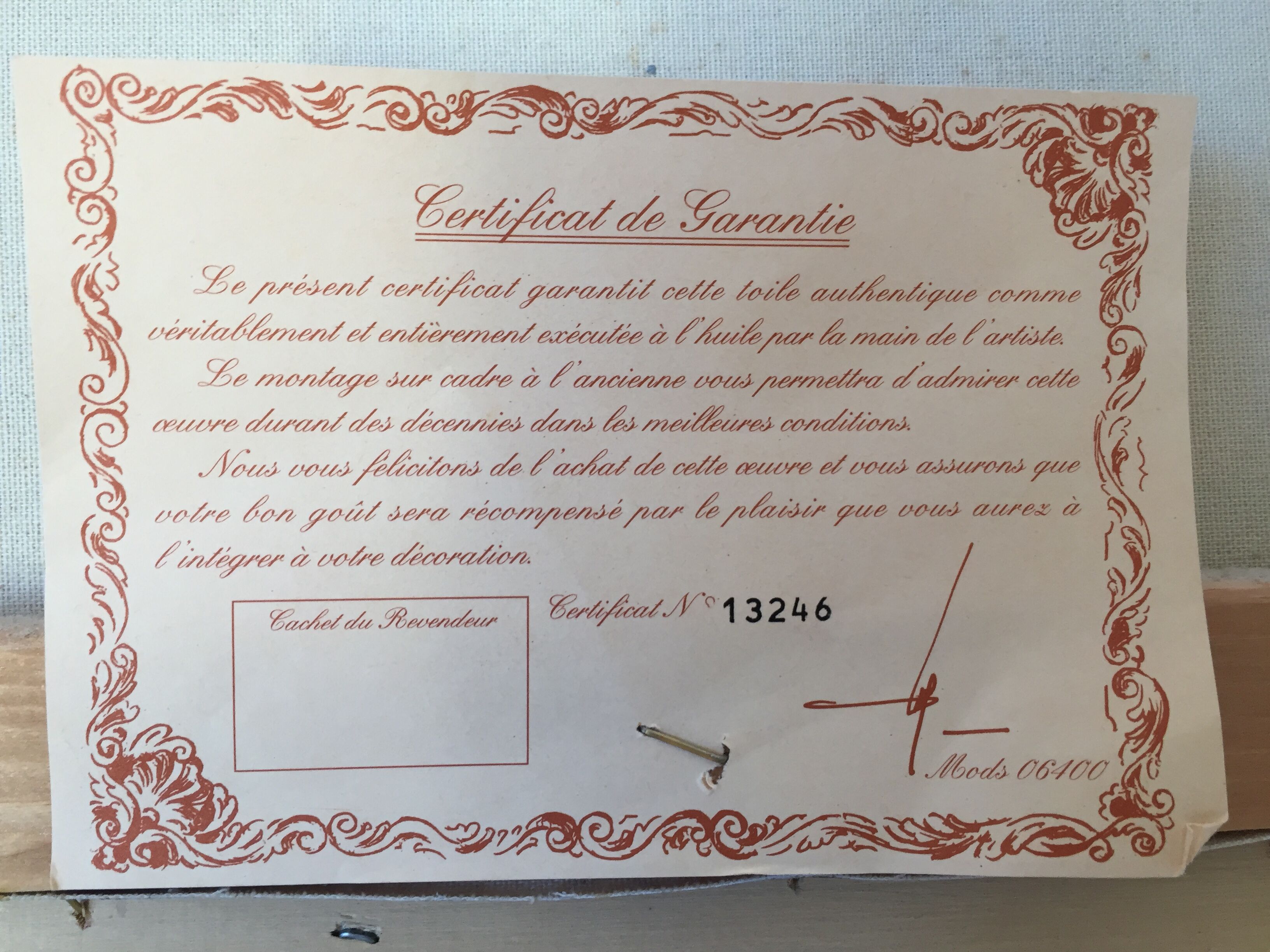 Framed canvas flower board