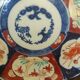 Pretty earthenware plate Imari Japanese old