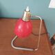 Vintage brass and metal casserole lamp