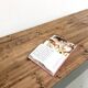Farm table with tapered legs, L 260 cm
