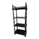 Napoleon III style blackened wood bookcase