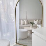 Golden arch mirror 180x100 cm