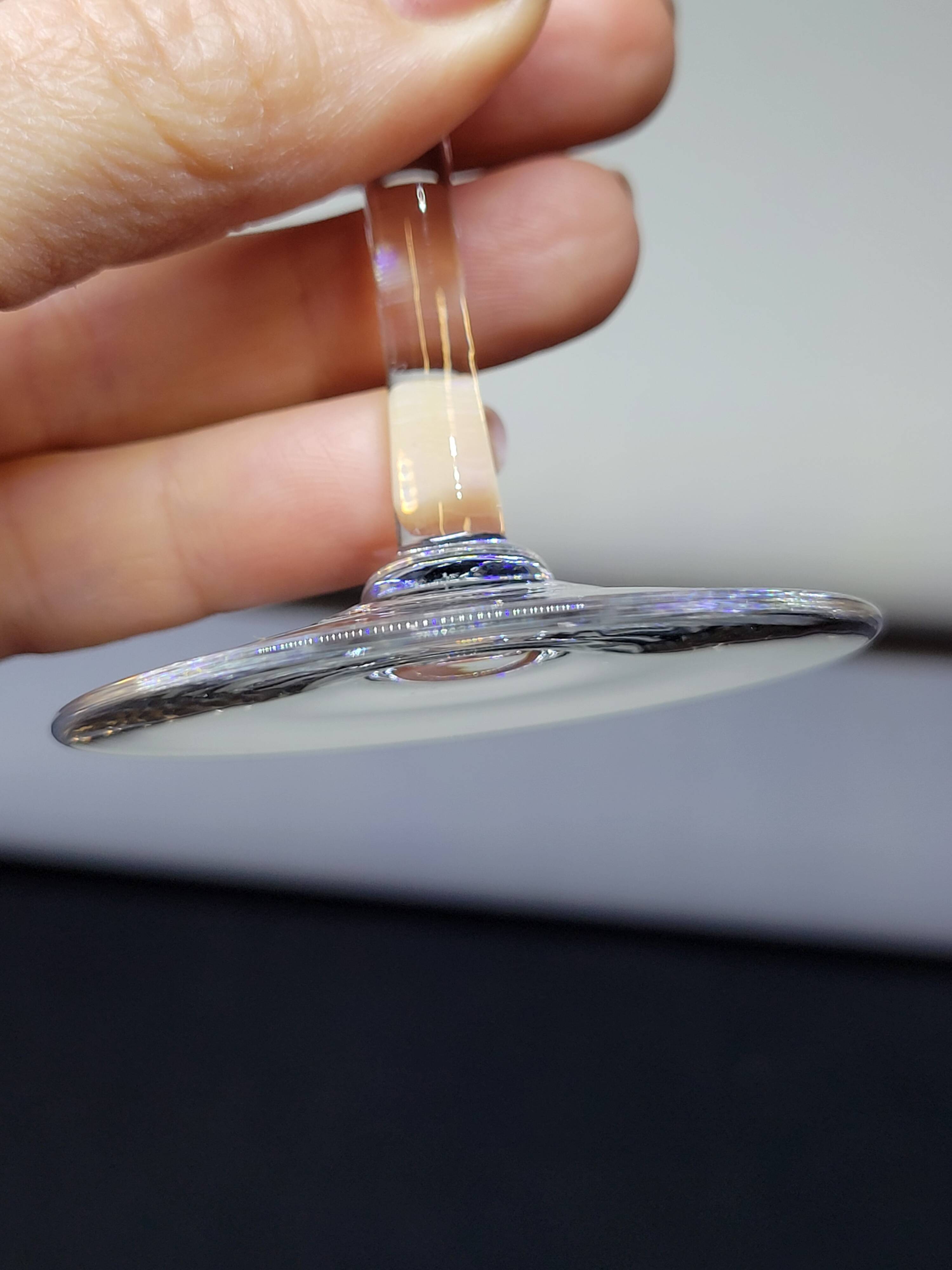 8 Fine Crystal Stemmed Glasses for Port or Liqueur - Baccarat? / Saint Louis