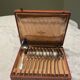 12 soup spoons. Silver-plated. Félix brothers.