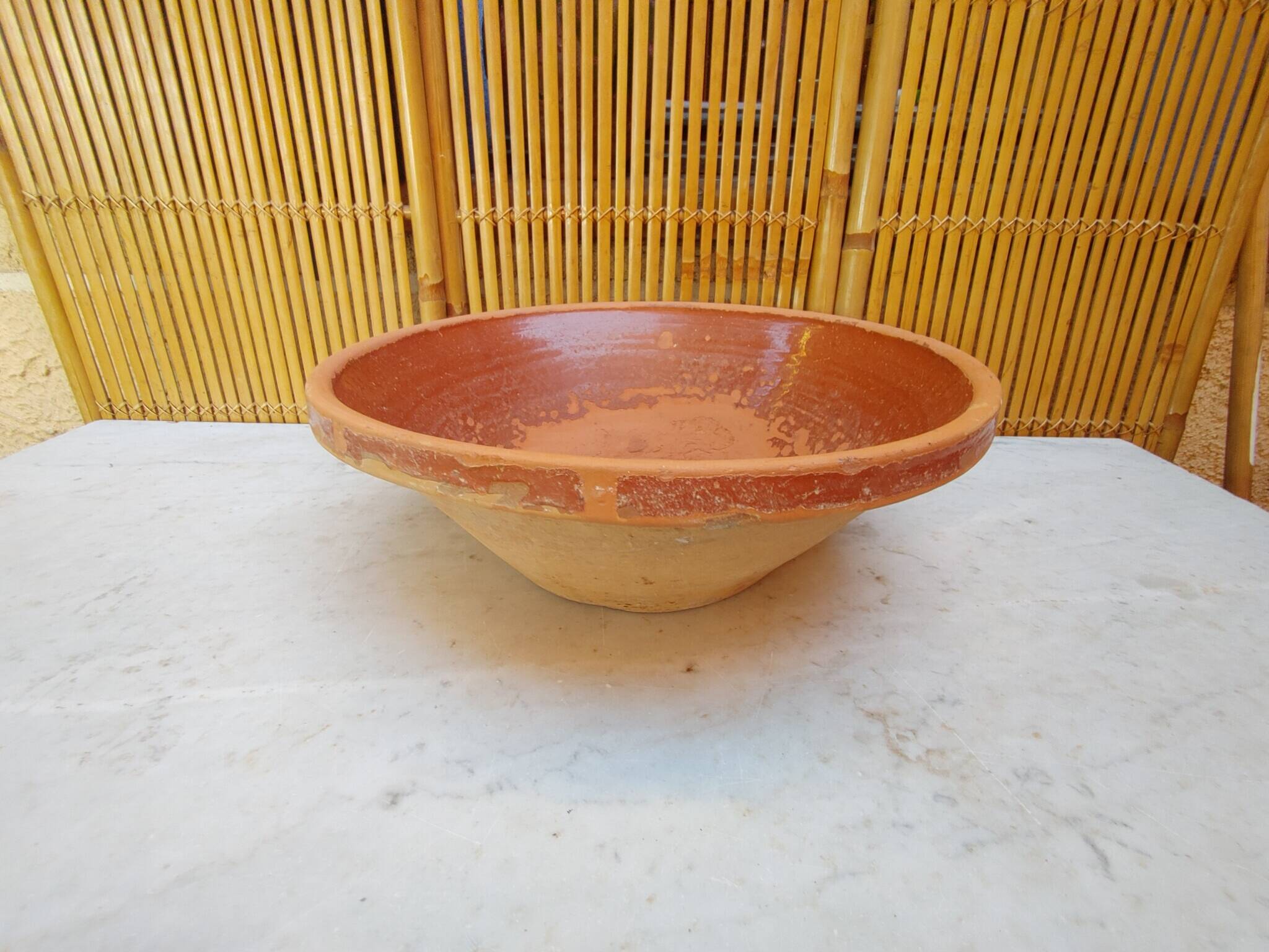 Large ancient Provencal terracotta Tian