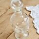 Vintage glass carafe with stopper