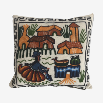 Cushion ethnic 40x40cm