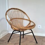 Rattan armchair
