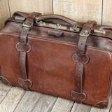 Leather suitcase - 20s