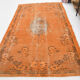 Orange wool turkish rug 299x178cm