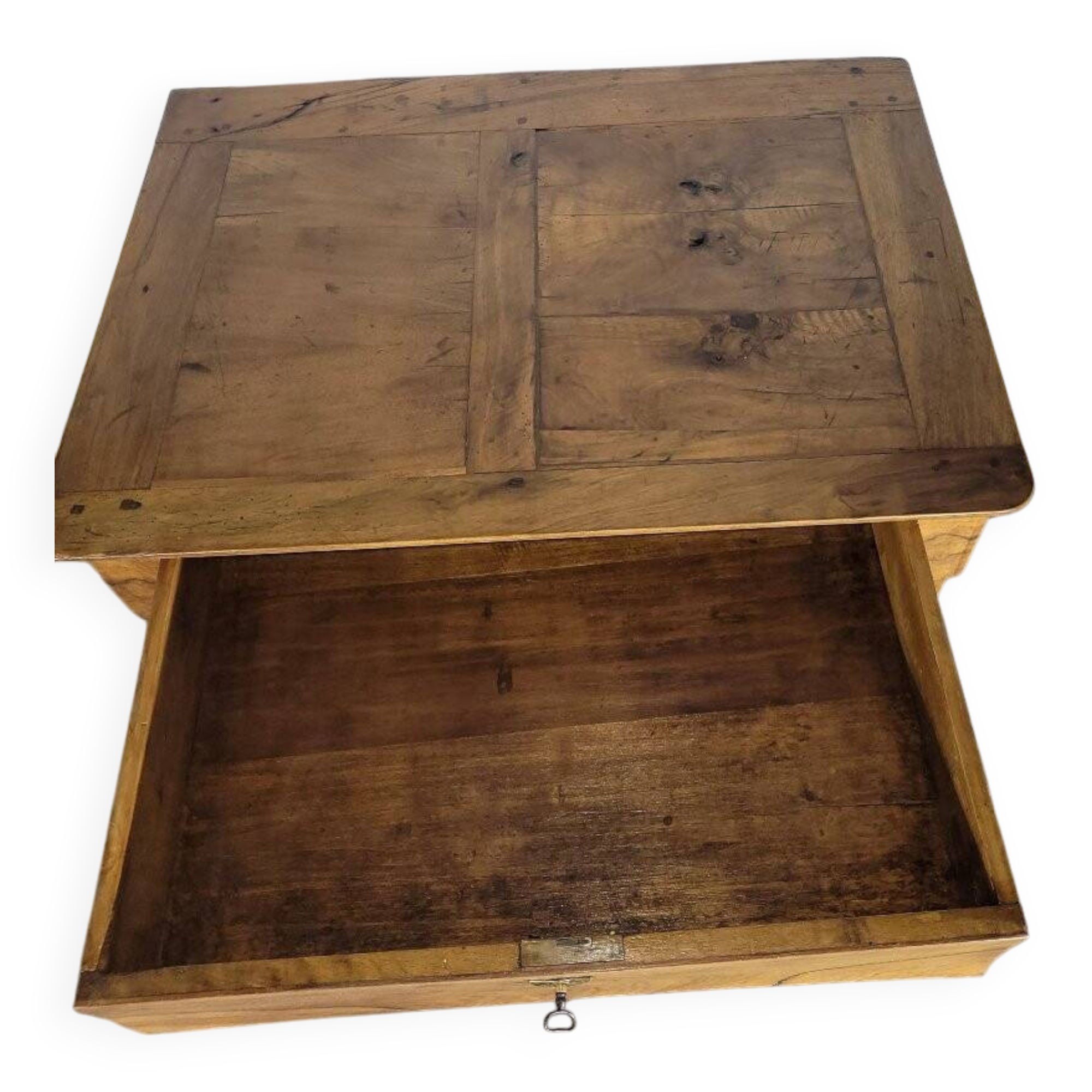 Grand confiturier en noyer Louis Philippe, buffet une porte