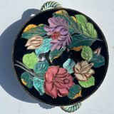 Ceramic handle dish 1960 vallauris