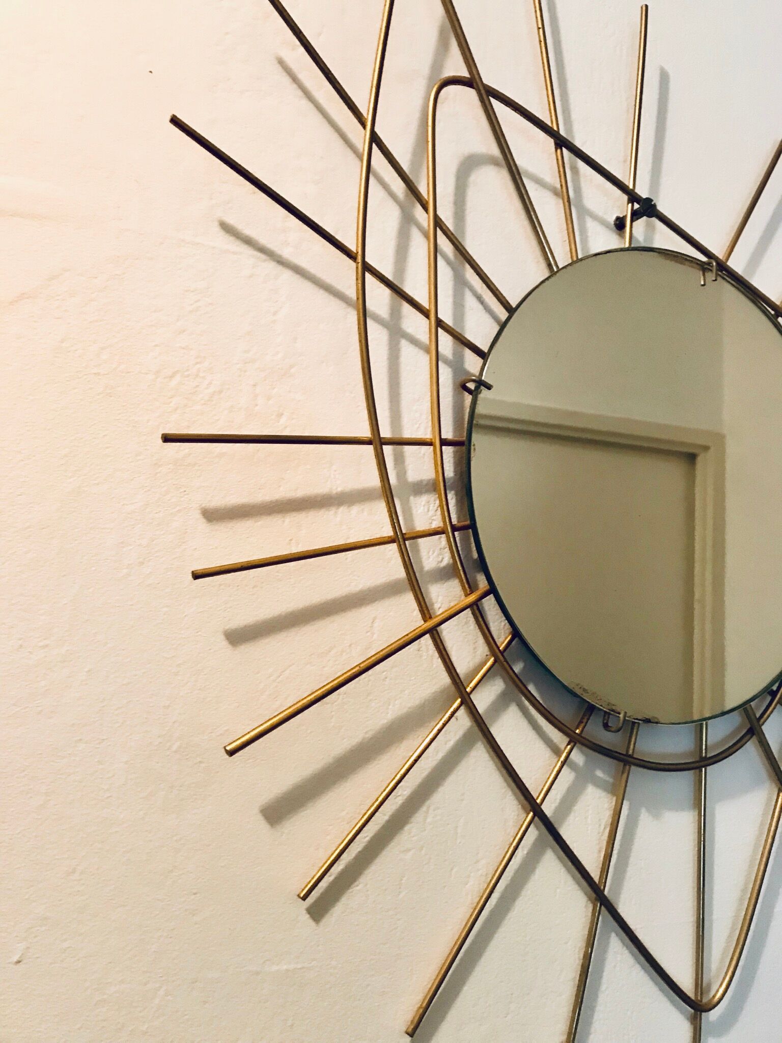Mirror forms free vintage sun 51x74cm
