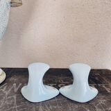 Duo porcelain coat hooks