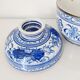 Pot couvert en porcelaine chinoise bleu et blanc