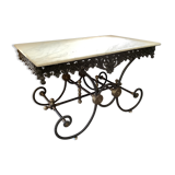 Marble butcher table