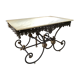 Marble butcher table