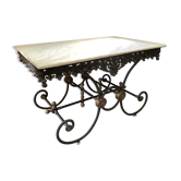 Marble butcher table
