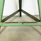 Tabouret d'Atelier Industriel Vert, 1960s