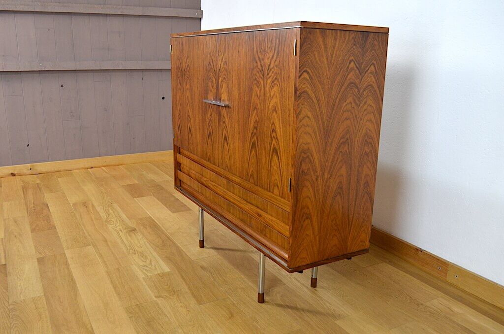 Scandinavian design furniture in rosewood from Rio Alfred Hendrickx 1960