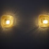 Barovier & Toso style “Bonbonnière” wall lights