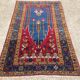 Tapis de prière turc vintage teinture végétale 170x100cm
