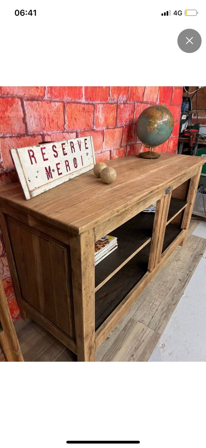 Ancien buffet enfilade en chene