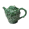 Green slurry teapot, grape pattern