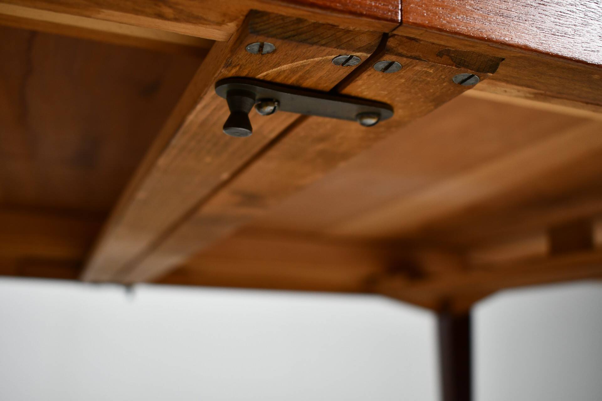 Large teak dining table. 1960s.