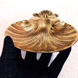 Solid brass scallop / pocket tray / ashtray/