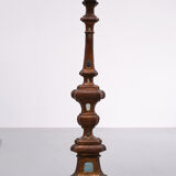 Italian gilded wood rococo floor lamp 1950s