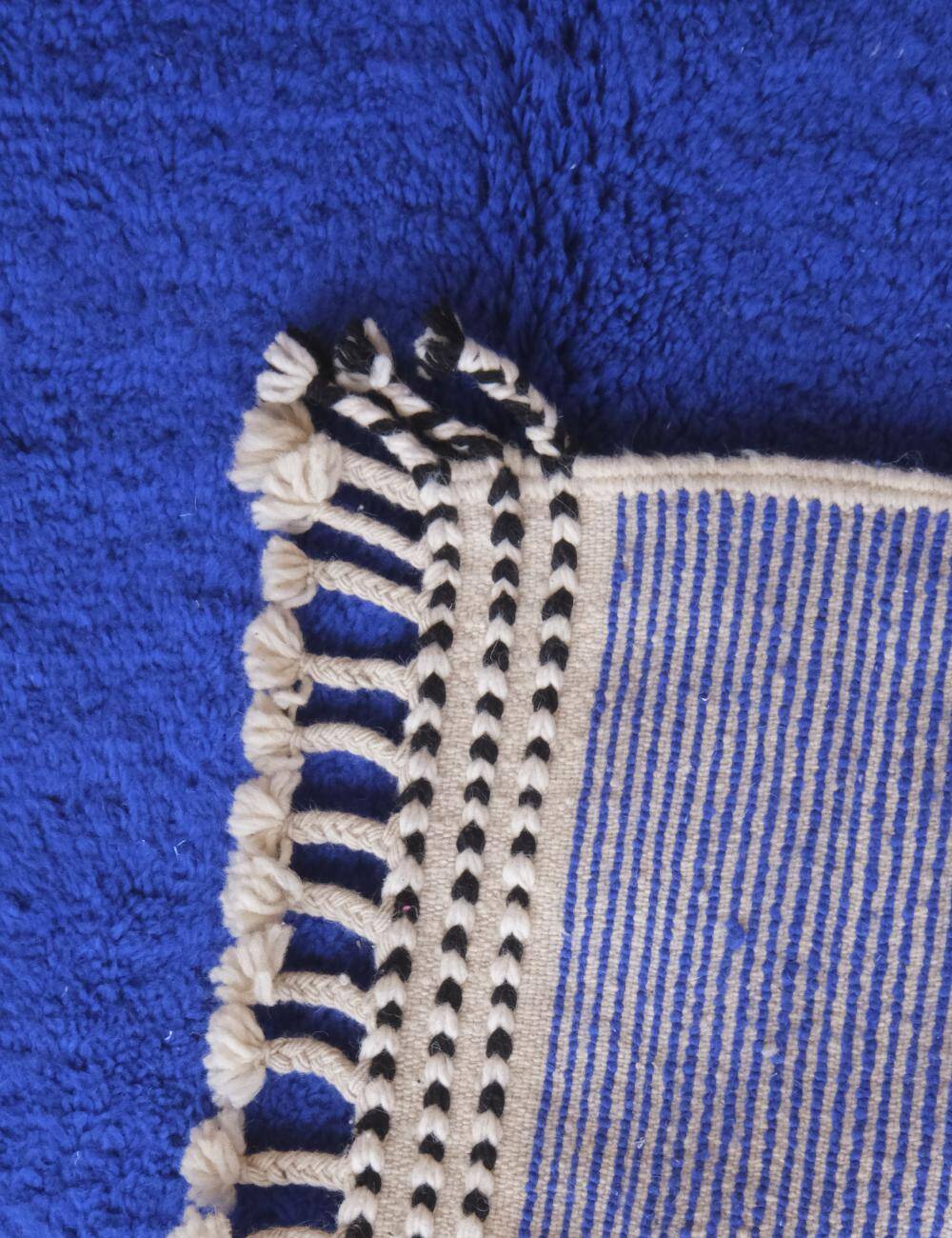 Tapis Moderne Bleu et rose - 238 x 133 cm