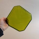 Plat en verre vintage