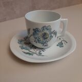 Coffee cups Bernardaud porcelain from Limoges