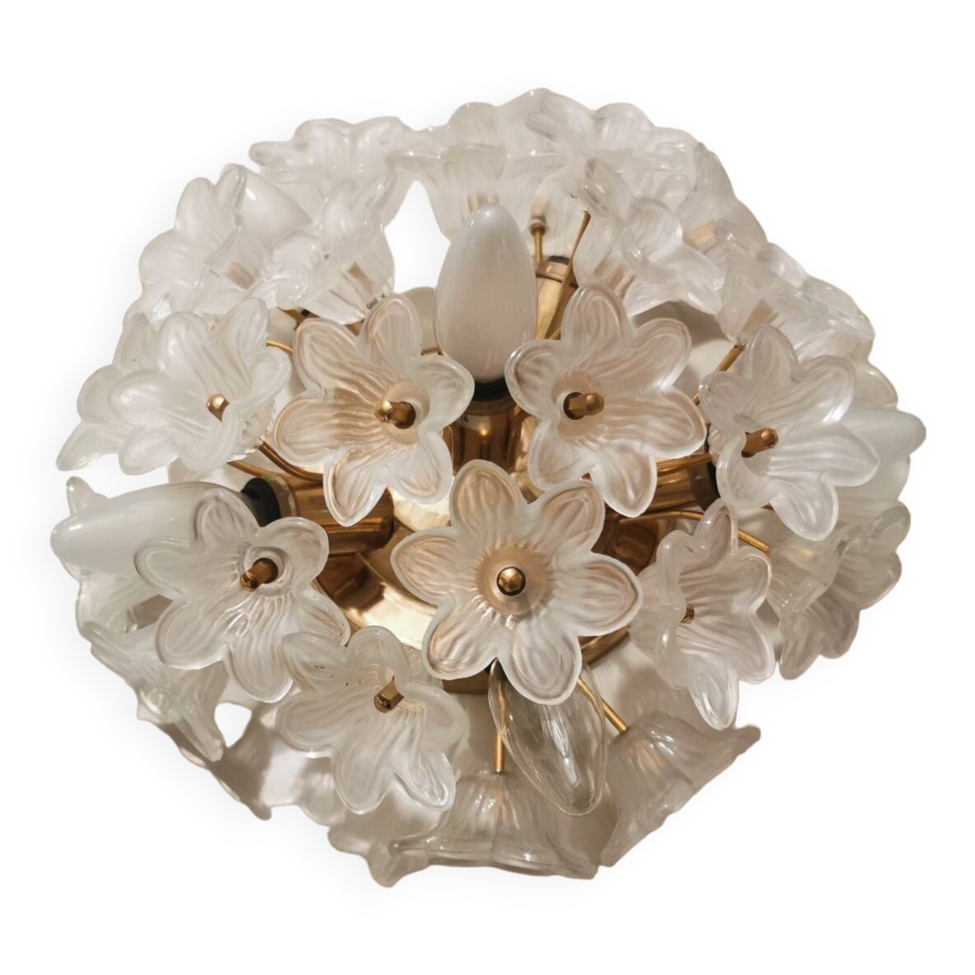 Vintage flower ceiling light