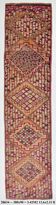 3x12 Red & Orange Classic Vintage Runner Rug, 90x380Cm