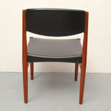 Set of 4 danish dining chairs in teak