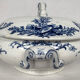 Lunéville Keller & Guérin, soup bowl and ten plates Maintenon