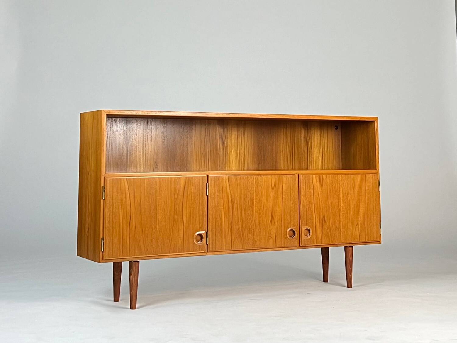 Danish teak sideboard shelf by Sven Ellekaer for E. Boisen 70s vintage