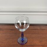 Lot de 6 verre à pied bleu