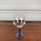 Lot de 6 verre à pied bleu