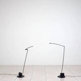 Set of 2 "Ambra" floor lamps by Valenti, Italy